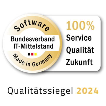 Software Made in Germany 2024, Qualitätssiegel des BITMi